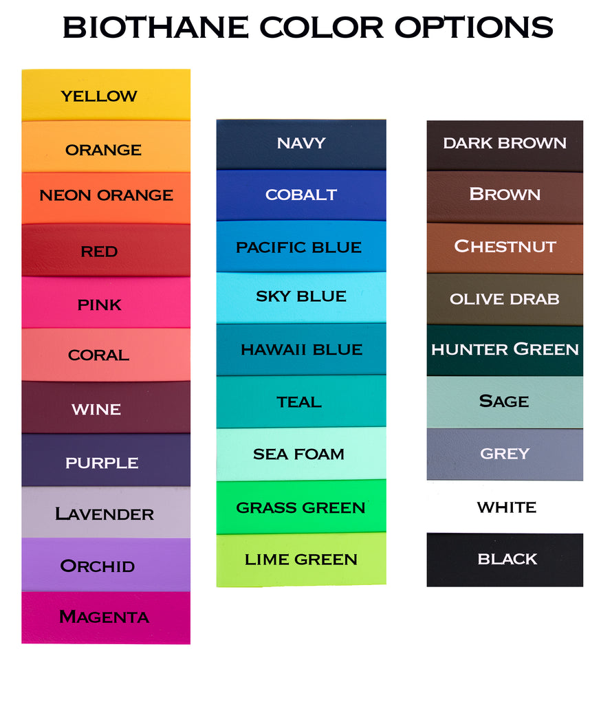 Product can also be made from BioThane (higher price)