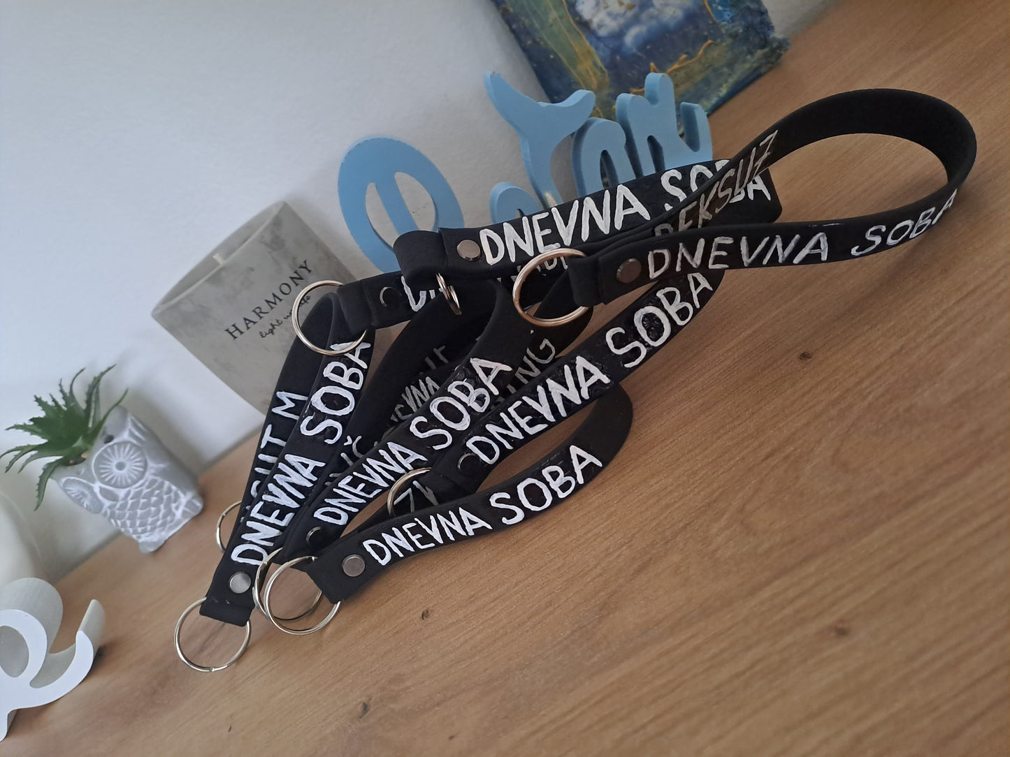 Costum text keychain