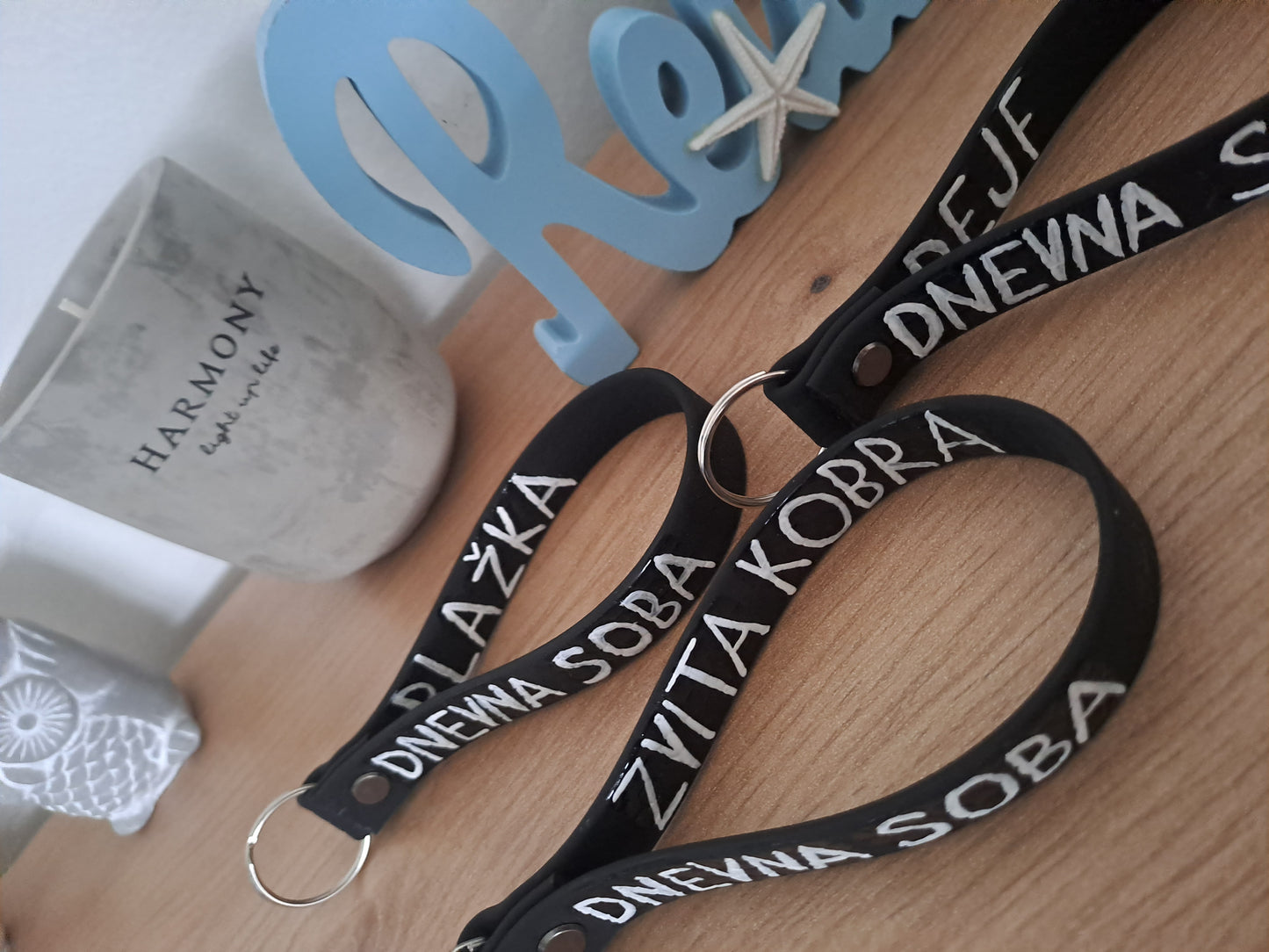 Costum text keychain