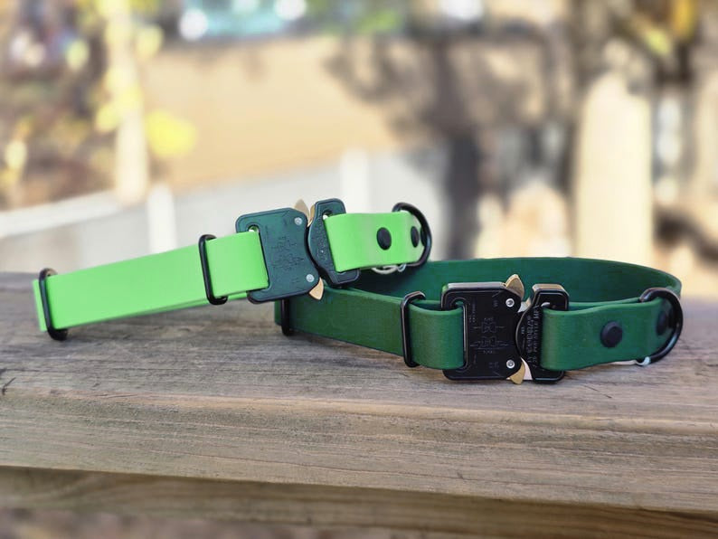 Cobra buckle biothane collar